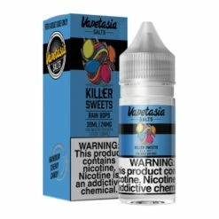 VTM B2C Warehouse Synthetic Nicotine Rain Bops E-Liquid By Vapetasia Killer Sweets SALTS