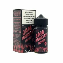 VTM B2C Warehouse Raspberry E-Juice 100ml By Jam Monster Synthetic Synthetic Nicotine