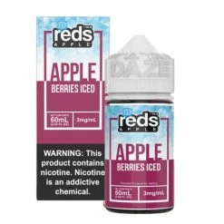 VTM B2C Warehouse Reds Apple Berries Iced E-Juice By 7 Daze E-Liquids