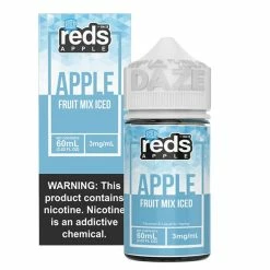 VTM B2C Warehouse E-Liquids Reds Apple Fruit Mix Iced E-Juice By 7 Daze