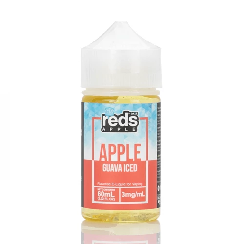VTM B2C Warehouse Reds Apple Guava Iced E-Juice By 7 Daze