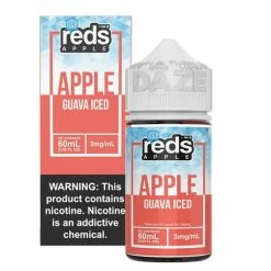 VTM B2C Warehouse Reds Apple Guava Iced E-Juice By 7 Daze