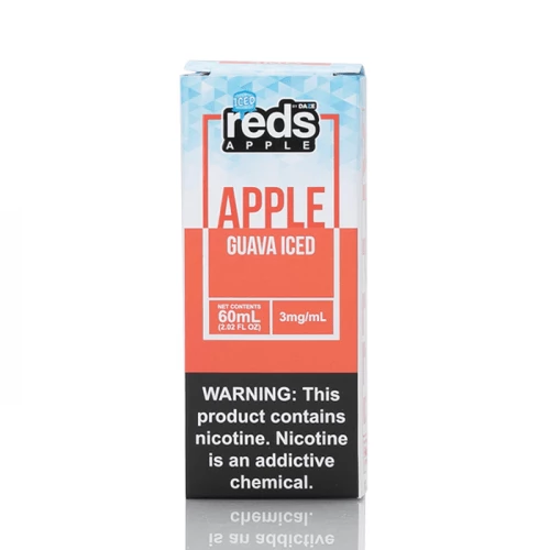 VTM B2C Warehouse Reds Apple Guava Iced E-Juice By 7 Daze