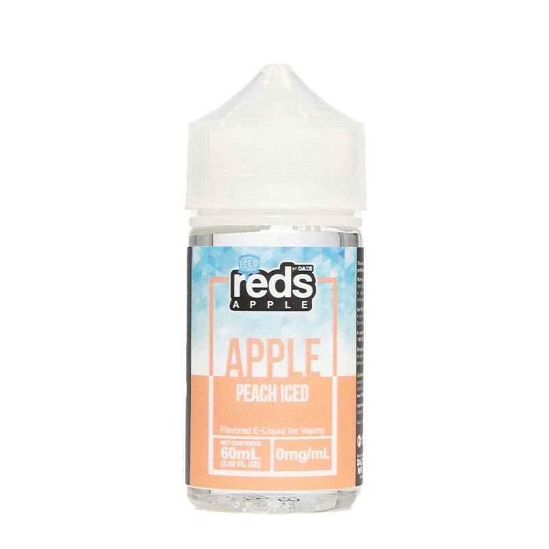 VTM B2C Warehouse E-Liquids Reds Apple Peach Iced E-Juice By 7 Daze
