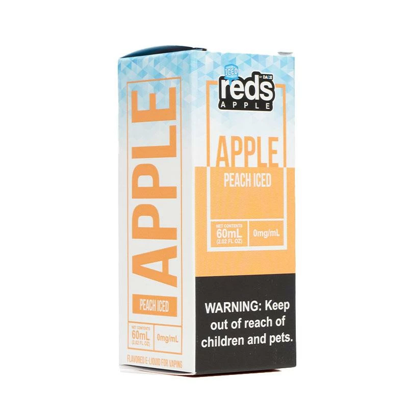 VTM B2C Warehouse E-Liquids Reds Apple Peach Iced E-Juice By 7 Daze