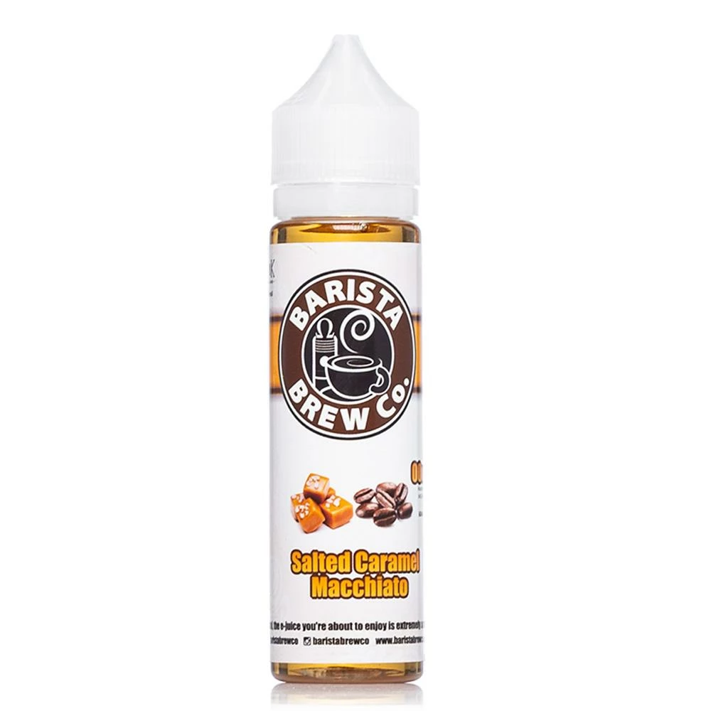 VTM B2C Warehouse NEW Salted Caramel Macchiato E-Juice By Barista Brew Co Synthetic
