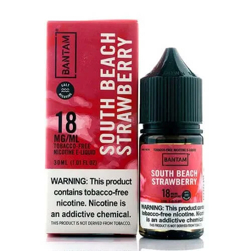 VTM B2C Warehouse E-Liquids South Beach Strawberry By Bantam NTN Salt
