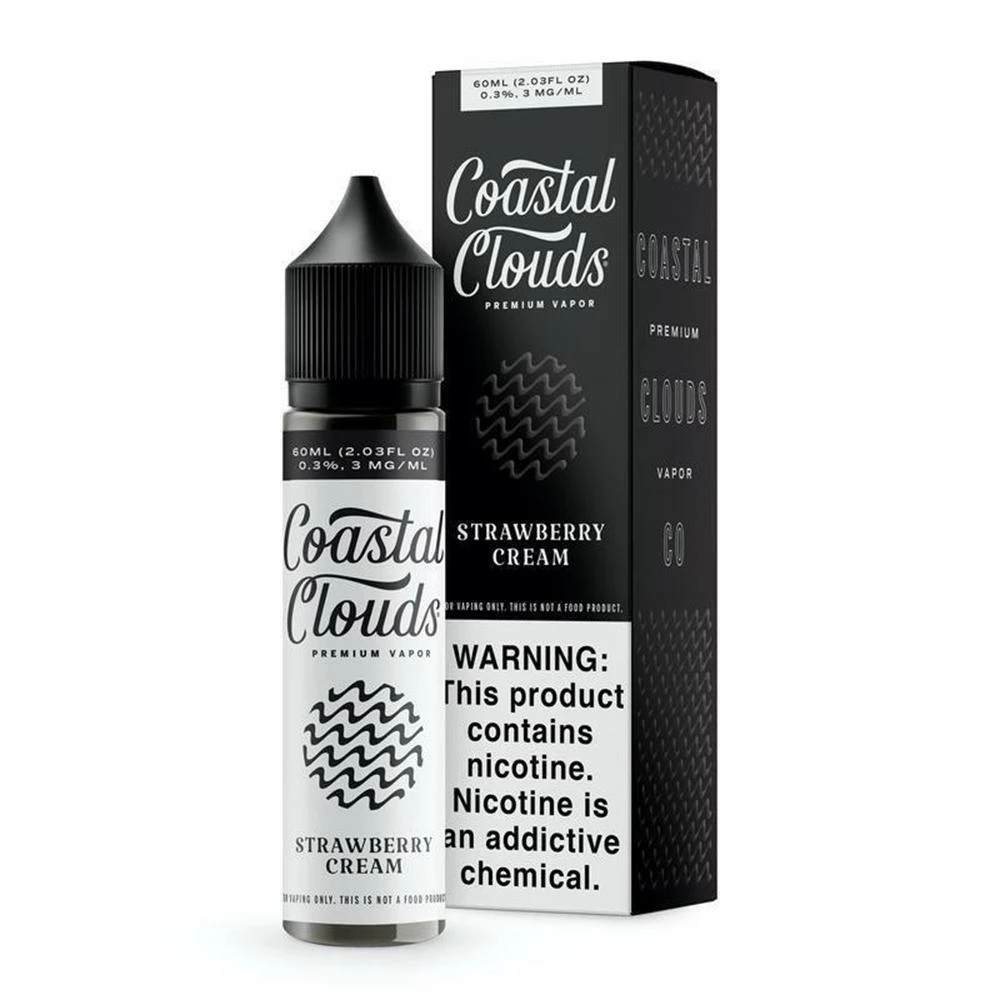 VTM B2C Warehouse Stawberry Cream E-Juice By Coastal Clouds