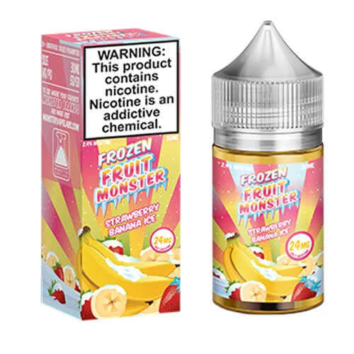 VTM B2C Warehouse Strawberry Banana E-Liquid By Frozen Fruit Monster NTN Salt
