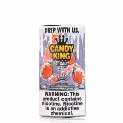 VTM B2C Warehouse Iced Belts Strawberry E-Liquid By Candy King On Synthetic Salt