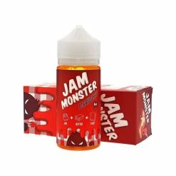 VTM B2C Warehouse Strawberry E-Juice 100ml By Jam Monster Synthetic E-Liquids