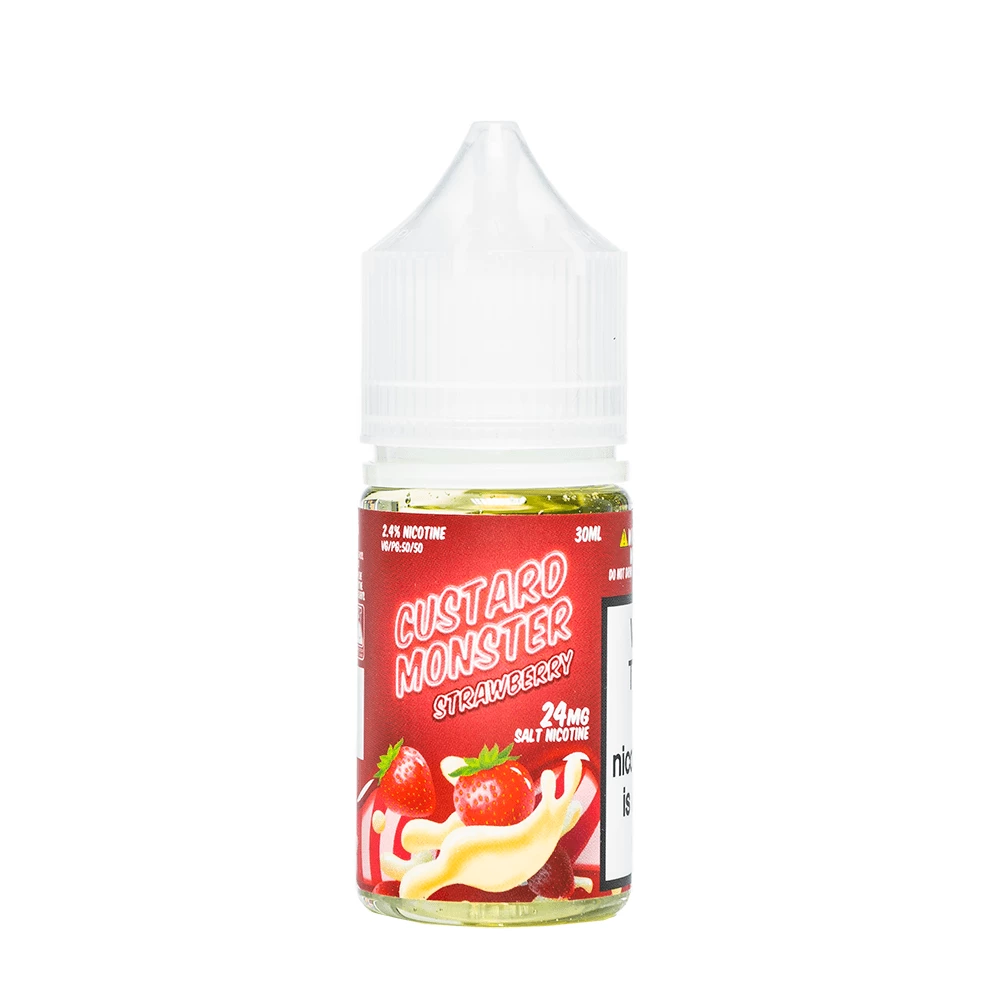 VTM B2C Warehouse Strawberry E-Liquid By Custard Monster Synthetic Salt