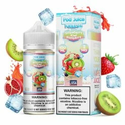 VTM B2C Warehouse Strawberry Kiwi Pomberry Freeze E-Liquid By Pod Juice TFN NEW