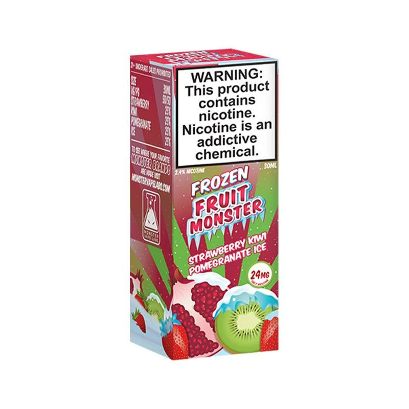 VTM B2C Warehouse Synthetic Nicotine Strawberry Kiwi Pomegranate Ice E-Liquid By Frozen Fruit Monster Synthetic Salt