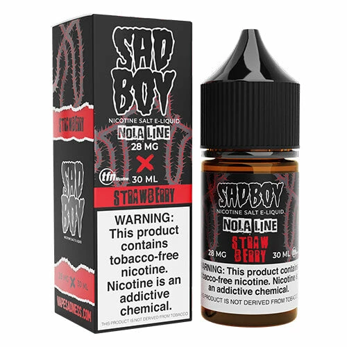 VTM B2C Warehouse Strawberry Nola E-Liquid By Sadboy Salt TFN E-Liquids