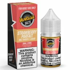 VTM B2C Warehouse Strawberry Parfait E-Liquid By Vapetasia Salts