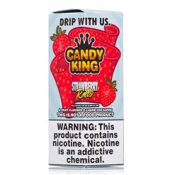 VTM B2C Warehouse Strawberry Rolls E-Juice By Candy King Synthetic Synthetic Nicotine
