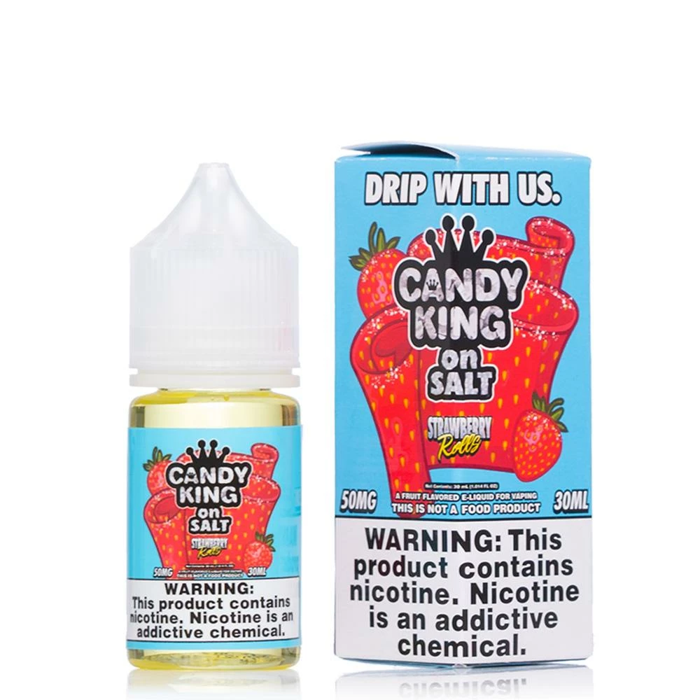 VTM B2C Warehouse Strawberry Rolls E-Liquid By Candy King On Synthetic Salt