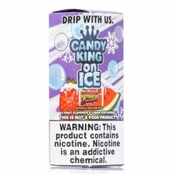 VTM B2C Warehouse Synthetic Nicotine Strawberry Watermelon Bubblegum E-Juice By Candy King On Ice Synthetic