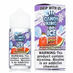 VTM B2C Warehouse Synthetic Nicotine Strawberry Watermelon Bubblegum E-Juice By Candy King On Ice Synthetic