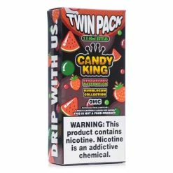 VTM B2C Warehouse Synthetic Nicotine Strawberry Watermelon E-Juice By Candy King Bubblegum Collection Synthetic