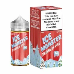 VTM B2C Warehouse Synthetic Nicotine Strawmelon Apple E-Juice By Ice Monster Synthetic