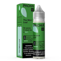 VTM B2C Warehouse E-Liquids The Mint Leaf E-Juice By Pacha SYN Tobacco-Free