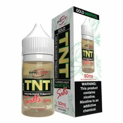 VTM B2C Warehouse TNT Gold Menthol E-Liquid By Innevape Salt