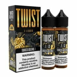 VTM B2C Warehouse Tobacco Gold No. 1 Twin Pack By Twist E-Liquids