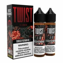 VTM B2C Warehouse Tobacco Platinum No. 1 Twin Pack By Twist E-Liquids