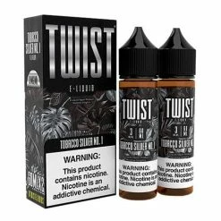 VTM B2C Warehouse Tobacco Silver No. 1 Twin Pack By Twist E-Liquids