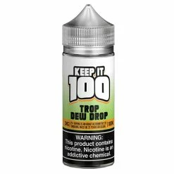 VTM B2C Warehouse Trop Dew Drop E-Juice 100ml By Keep It 100 Synthetic Synthetic Nicotine
