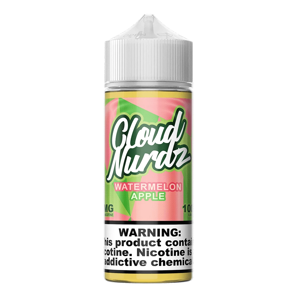 VTM B2C Warehouse Watermelon Apple 100ml E-Juice By Cloud Nurdz Synthetic E-Liquids