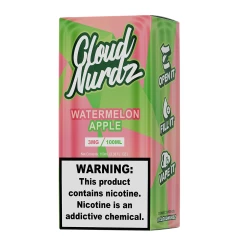 VTM B2C Warehouse Watermelon Apple 100ml E-Juice By Cloud Nurdz Synthetic E-Liquids
