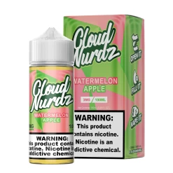 VTM B2C Warehouse Watermelon Apple 100ml E-Juice By Cloud Nurdz Synthetic E-Liquids