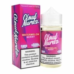 VTM B2C Warehouse Watermelon Berry 100ml E-Juice By Cloud Nurdz Synthetic