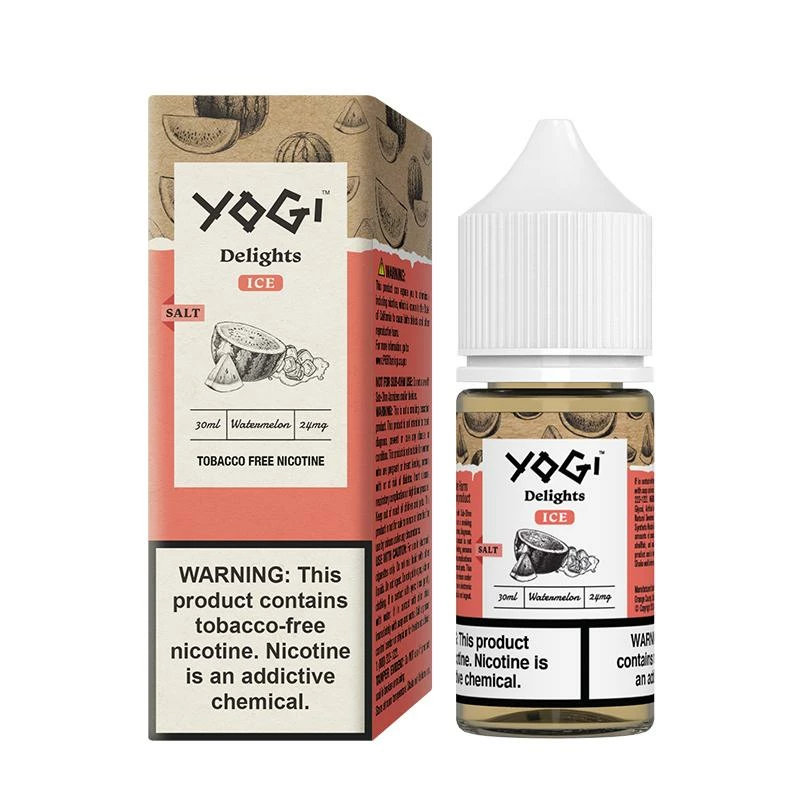VTM B2C Warehouse NEW Watermelon Ice ELiquid By Yogi Delights Synthetic Salt