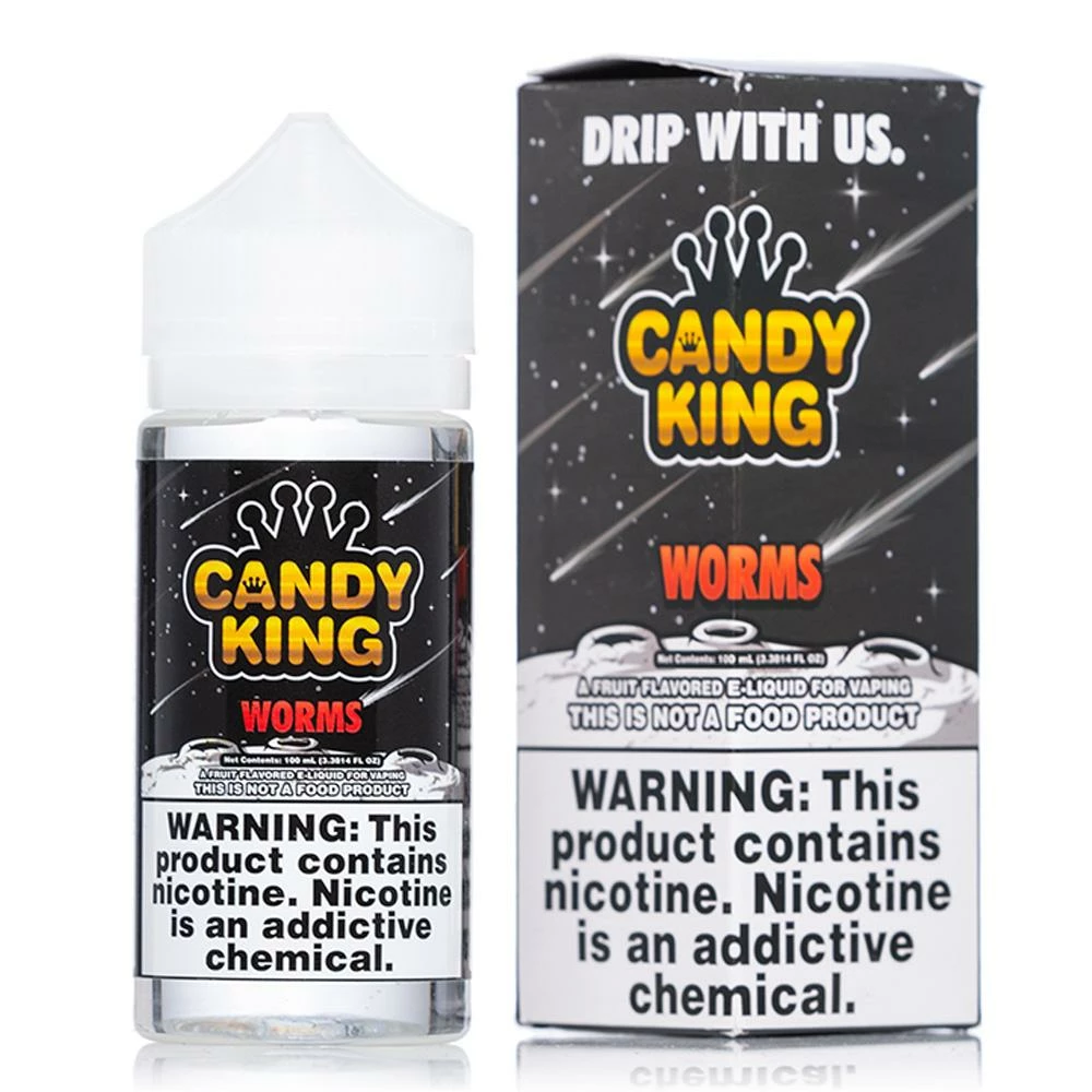 VTM B2C Warehouse Worms E-Juice By Candy King Synthetic Synthetic Nicotine